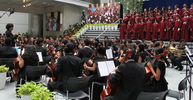Orquesta Don Bosco se vistió de gloria en DC