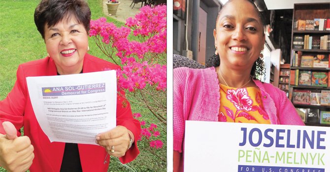 Dos latinas de Maryland aspiran hacer historia en el Congreso