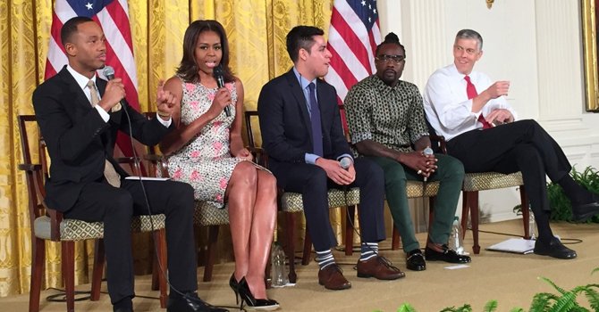 Michelle Obama, sí se puede a la educación