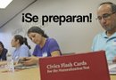 Jesús Samame y su esposa Leonor, acuden a las clases de ciudadanía en el Lone Star College, Greenspoint.