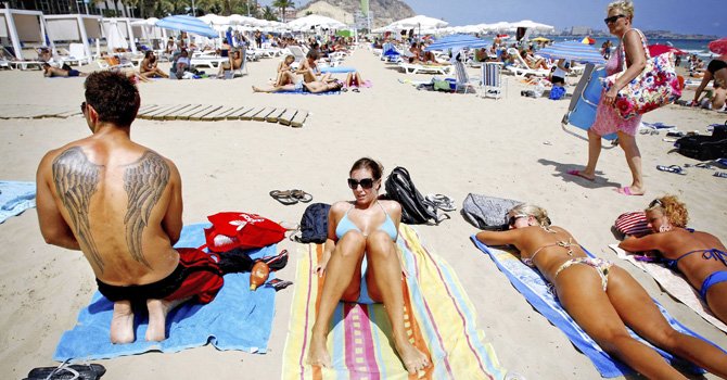 El bronceado enfermizo