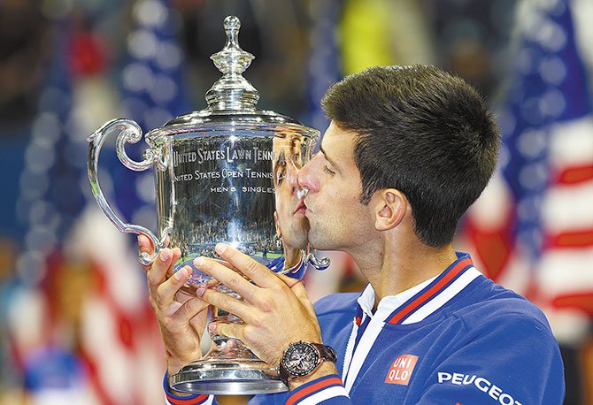 Djokovic ganó  en varones