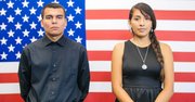 In RISERS, Brenda Perez and Gerson Quinteros deliver a presentation on the challenges facing undocumented American youth.
