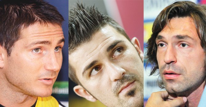 Villa, Pirlo y Lampard en Washington