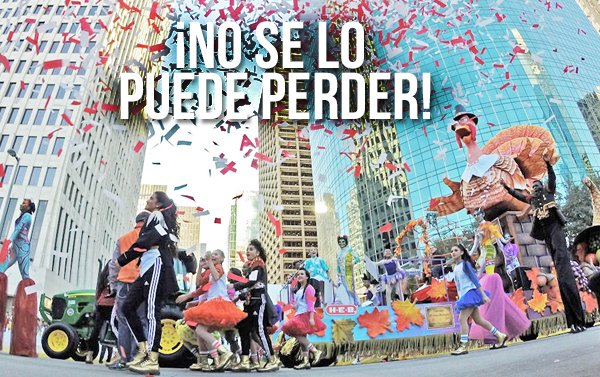 Asista a las fiestas gratuitas del Día de Acción de Gracias, Navidad y Año Nuevo en Houston