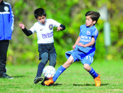 Parido entre un equipo Sub-10 de International FC y Chantilly Soccer Association.