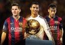 El dominio entre Lionel Messi y Cristiano Ronaldo por el Balón de Oro se ve amenazado este año por Neymar, quien nunca ha conquistado este tipo de galardón. Foto: Archivo