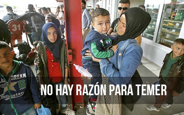 Por qué es infundado el miedo a los refugiados sirios