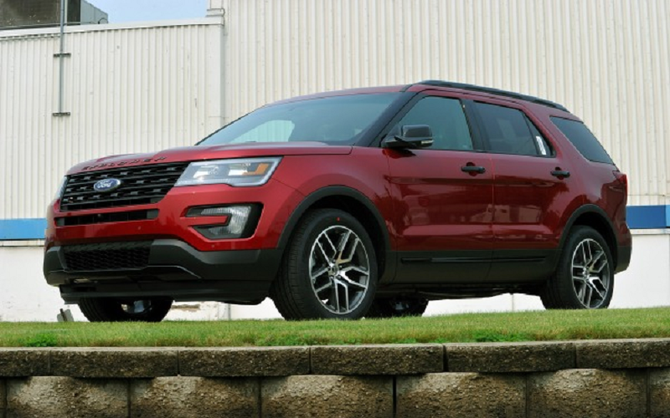 El Ford Explorer del 2016 gana la más alta calificación