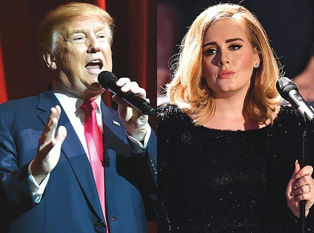 Adele contra Trump