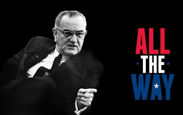 Lyndon B Johnson en la obra de teatro All The Way en Houston