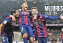 Suárez, Neymar y Messi han consolidado una amistad que parece rendir frutos en el avance de su equipo, el Barcelona. Foto: Archivo