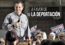 "Sí, debemos aplicar la ley. Debemos deportarlos, construir un muro, triplicar la patrulla fronteriza", dice Cruz en una entrevista./Foto:EFE
