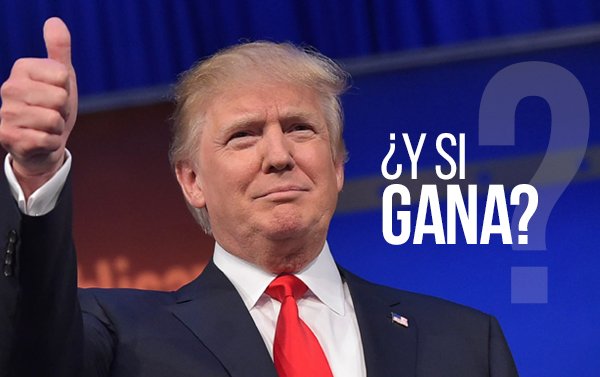 Un posible escenario si Donald Trump se convirtiera en el presidente de los Estados Unidos