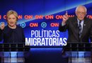 Sanders y Clinton aseguraron que si son presidentes no deportarán a menores ni a sus familiares que no hayan cometido crímenes./Foto:EFE