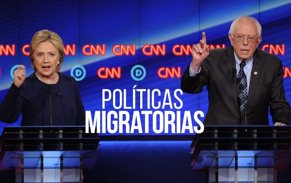 Sanders y Clinton se comprometen a no deportar niños y se desmarcan de Obama