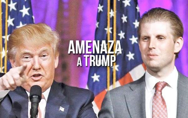 Hijo de Donald Trump recibe un sobre con sustancia sospechosa