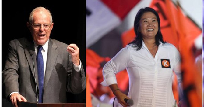 Perú: Fujimori y PPK se irán a segunda vuelta por la presidencia