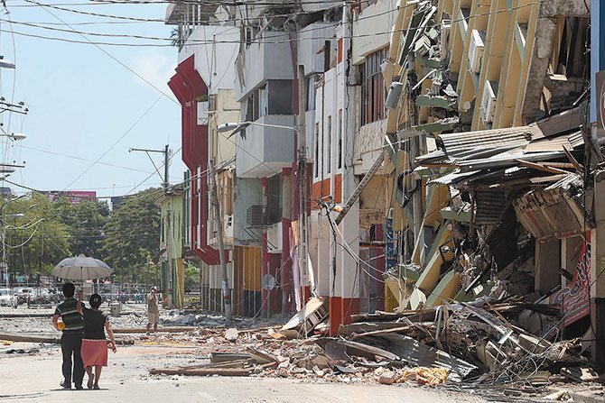 Terremoto golpeó duro a Ecuador