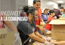 Se formaron más de 100 equipos de voluntarios de 10 a 13 personas en una labor coordinada con otras organizaciones que llevaron alimentos, víveres y ropa a diversos barrios del noroeste de Houston, una de las zonas afectadas./Foto:Sylvia Obén