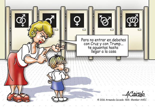 En el baño