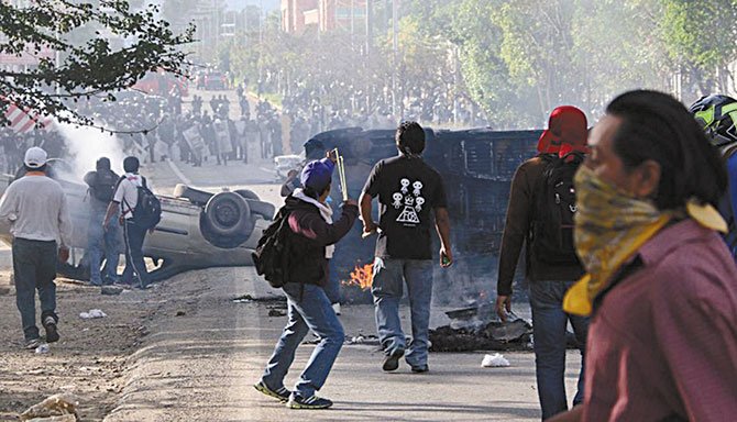 Protesta mortal en Oaxaca