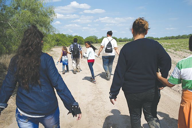 Cifra record de familias  indocumentadas en la frontera