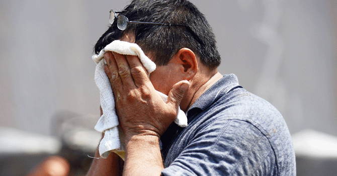 ¿Deshidratación o golpe de calor?
