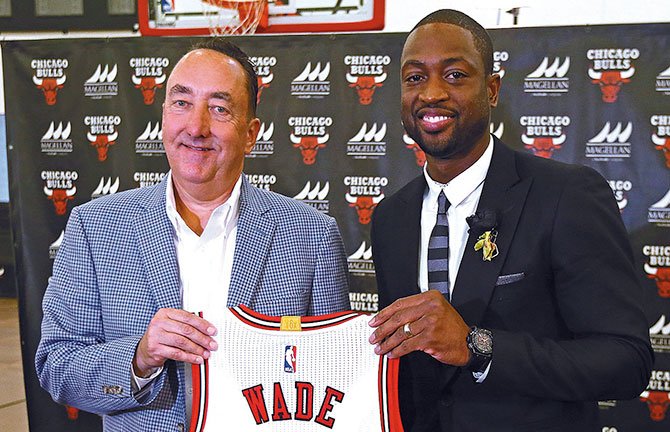 Wade firmó por los Chicago Bulls
