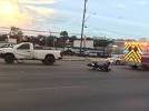 Motociclista muere tras chocar contra camioneta