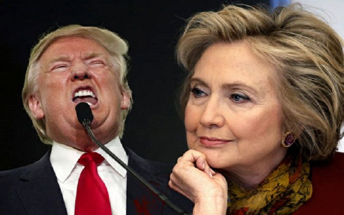 Hillary Clinton y Donald Trump están casi empatados