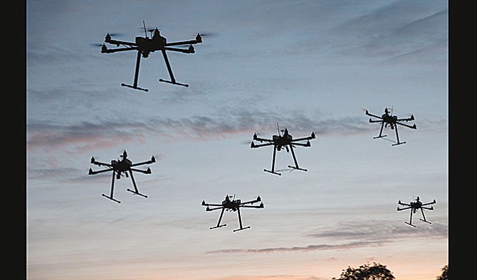 Pentágono prueba  ejército de microdrones