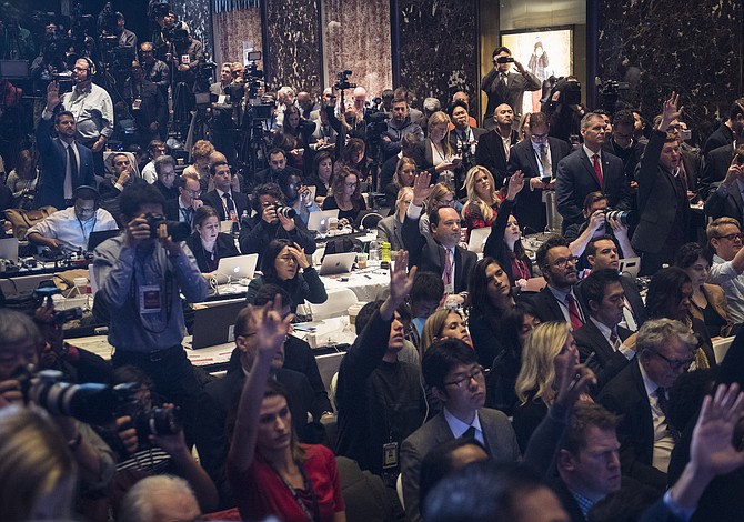 Trump planea restringir el acceso de la prensa a los bailes inaugurales oficiales