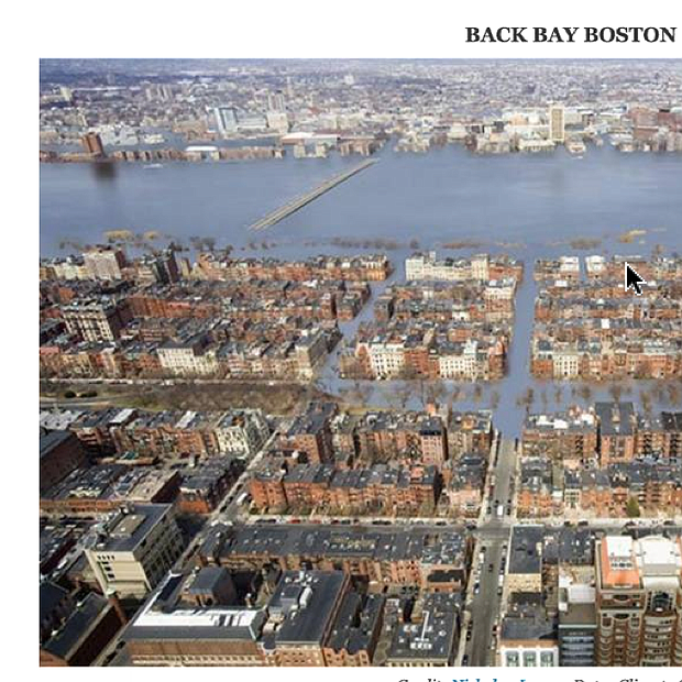 ..O Back Bay. Proyección de Climate Central.
