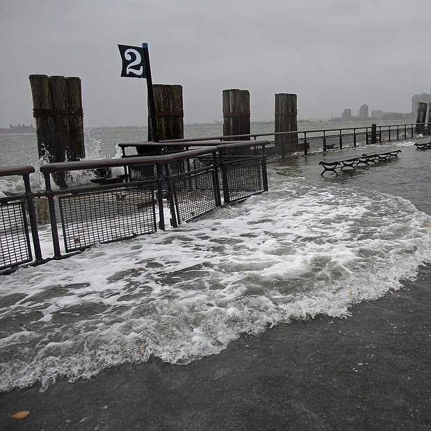 NJ tras el huracán Sandy.