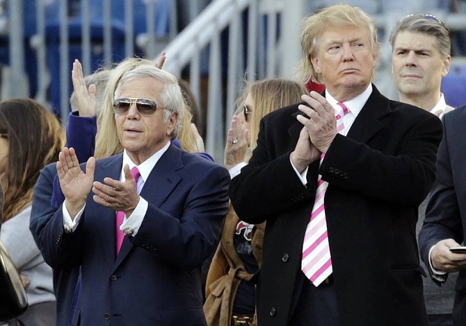 Varios jugadores faltaron a homenaje de Trump a Patriots