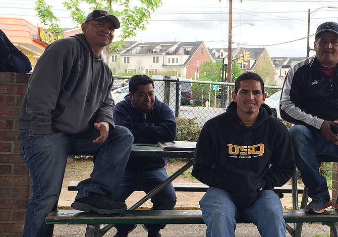 La esquina de los jornaleros en Virginia