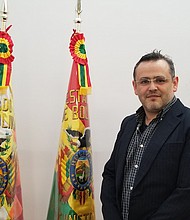 CULTURA. Alejandro Bilbao dice sentirse orgulloso de representar a su país al exponer su cultura en DC