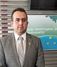 DIPLOMÁTICO. El Cónsul de Bolivia en Washington DC viajará a su país para participar en la conferencia