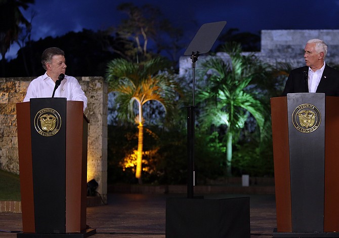 La crisis de Venezuela marca el viaje de Pence a América Latina
