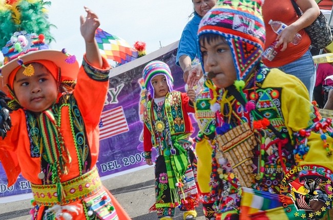 NIÑOS. Pro Bolivia tiene como misión conectar a los niños con la cultura boliviana. Estos pequeños participaron en el Festival 2016.