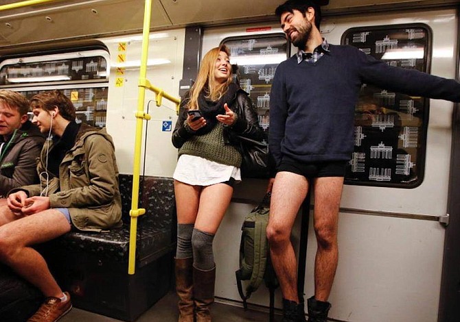 Este domingo regresa "No Pants Subway Ride"