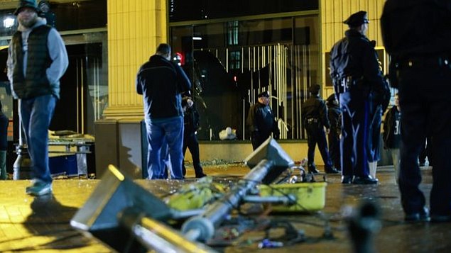 Filadelfia amanece con destrozos por las celebraciones de la Súper Bowl