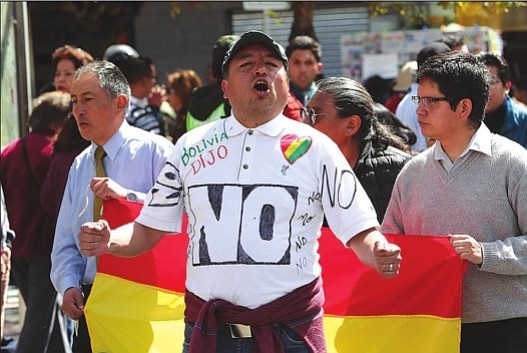 Tensión en Bolivia por postulación de Morales