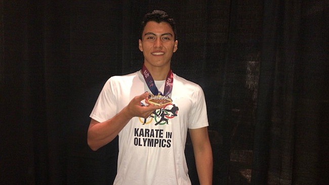 Salvadoreño ganó oro en el US Open de karate