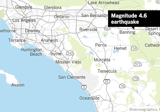 Terremoto de magnitud 4,6 sacudió Los Ángeles