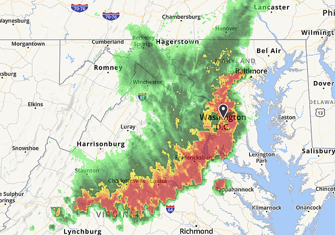 ALERTA: Maryland, Virginia y DC bajo una tormenta severa