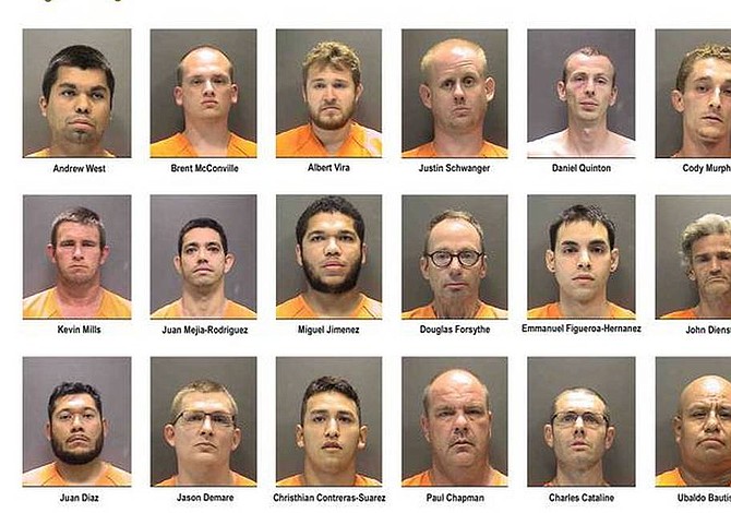 Detuvieron a 21 depredadores sexuales de niños en Florida