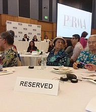 Jornadas. Representantes de varias organizaciones de la tercera edad asistieron a las jornadas para hablar del derecho a votar y de defender al seguro social y Medicaid.