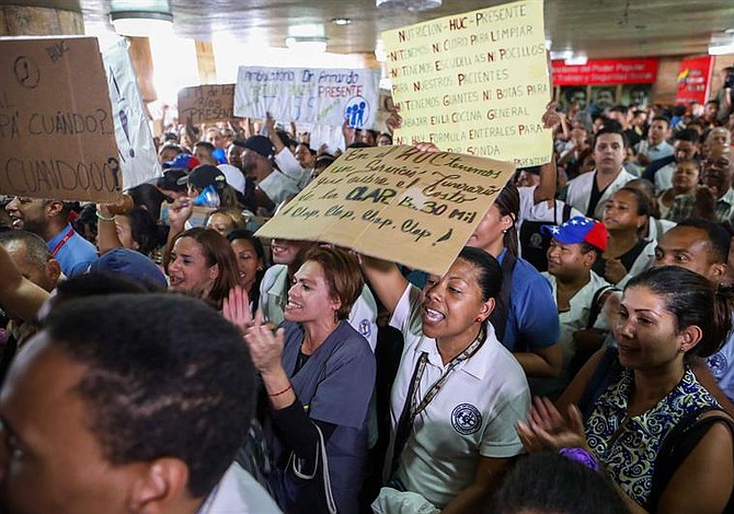 Oposición venezolana llama a marchar en defensa de su salario